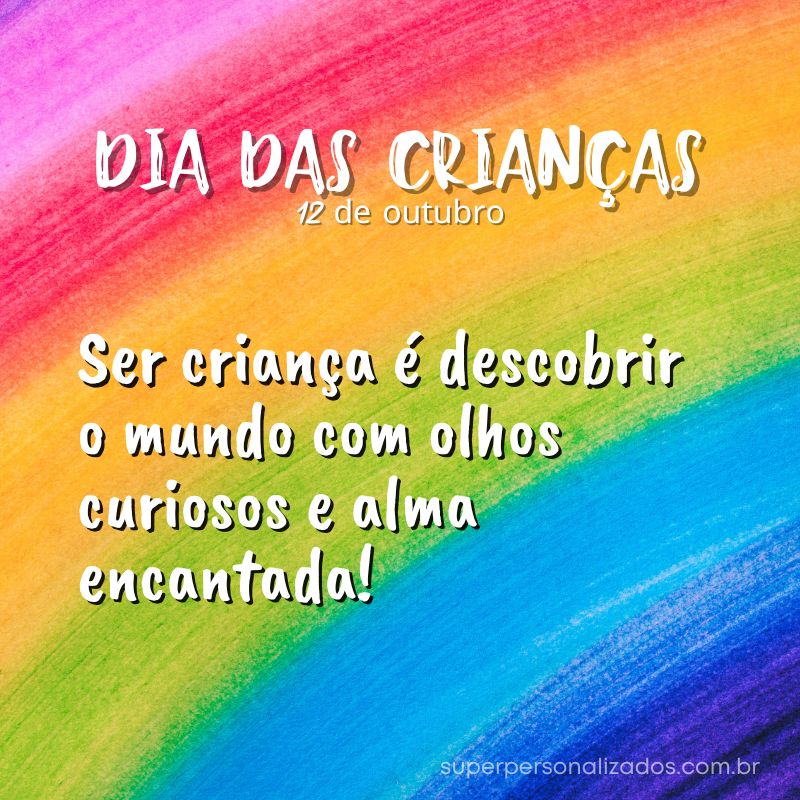 Mensagem para Dia das Crianças