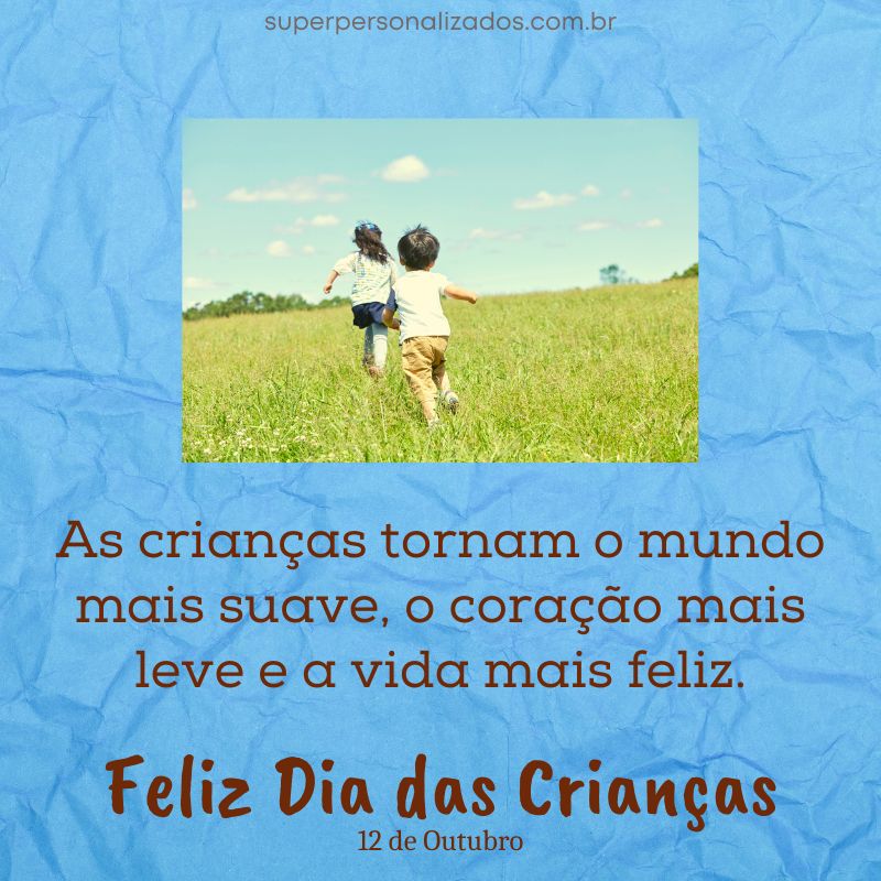Mensagem de Dia das Crianças