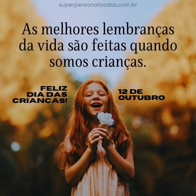 Mensagem para Dia das Crianças