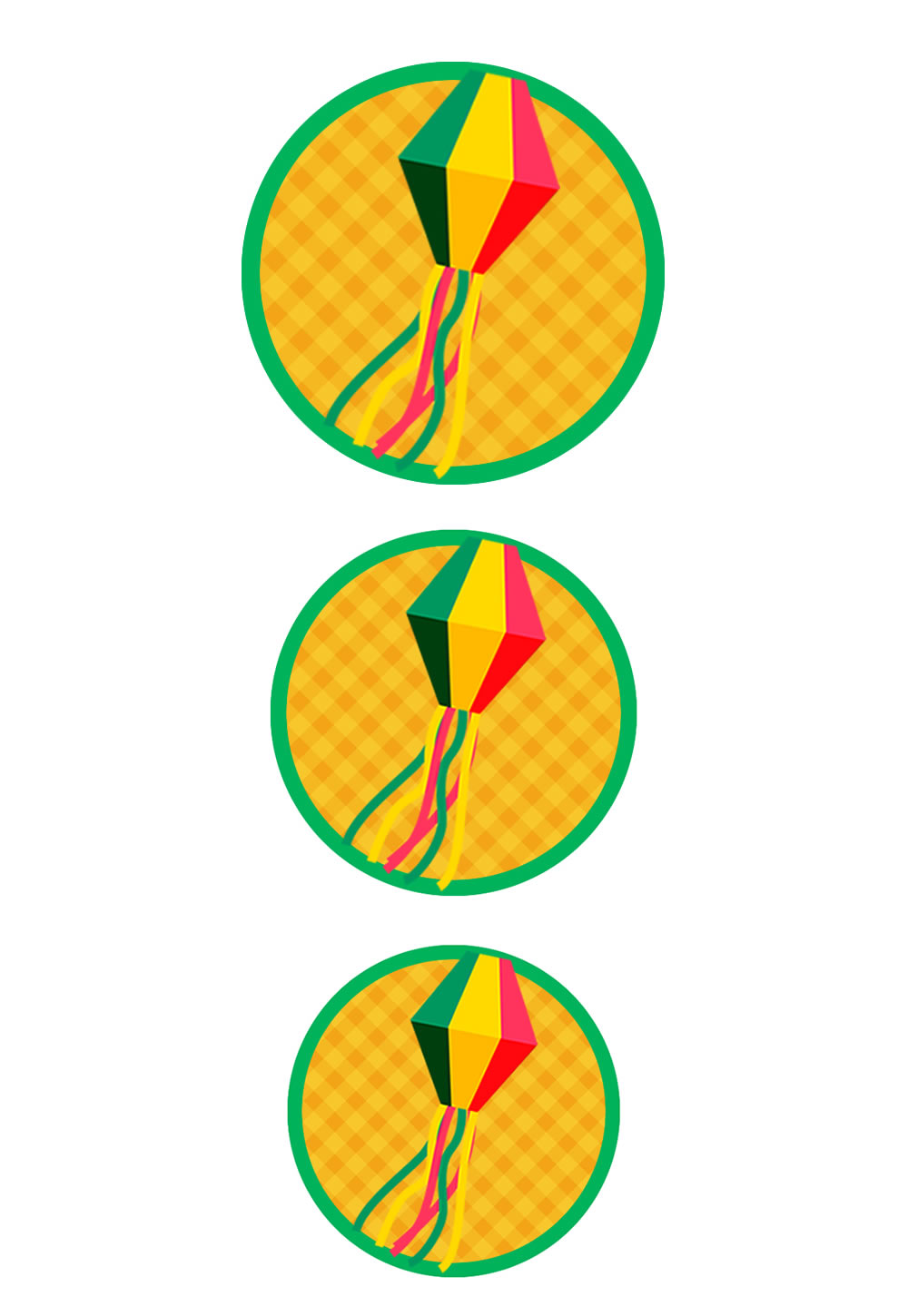 Topos de Bolo para Festa Junina