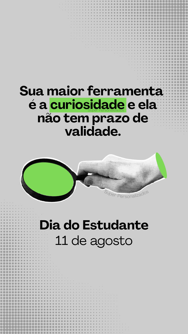 Mensagem para Dia do Estudante