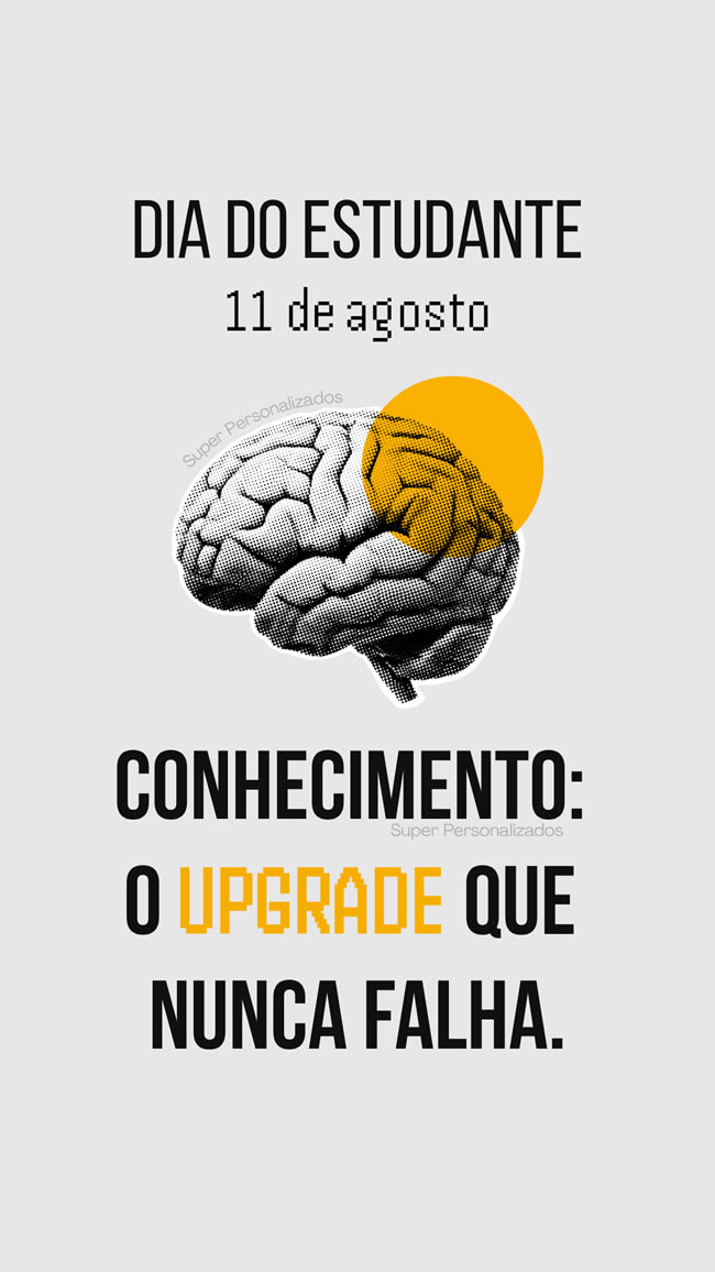 Mensagem de Dia do Estudante