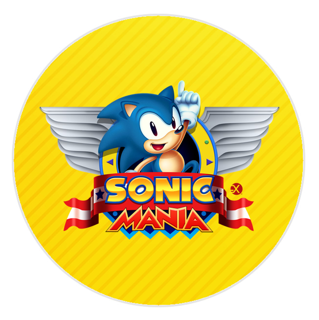 Topo de Bolo Sonic para imprimir totalmente grátis