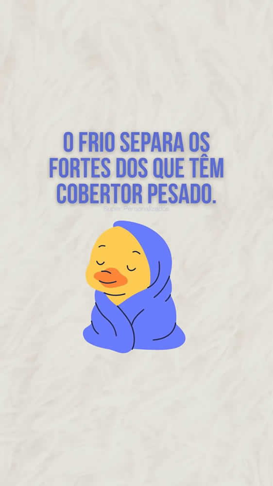 Cartão de Frio