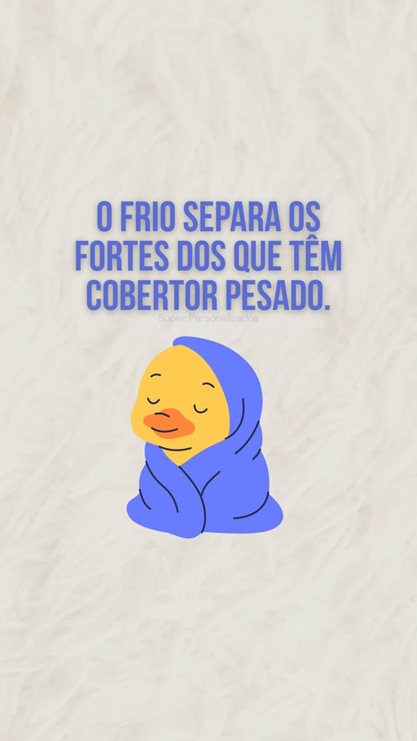 Mensagens de Dia Frio