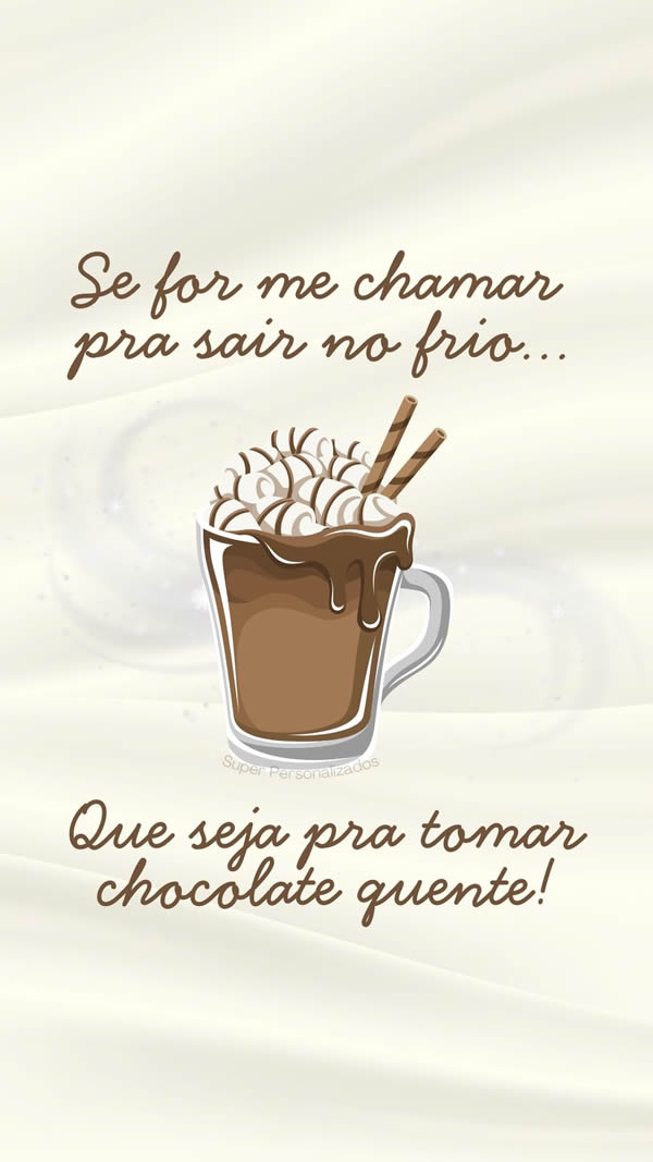 Mensagem de Friozinho