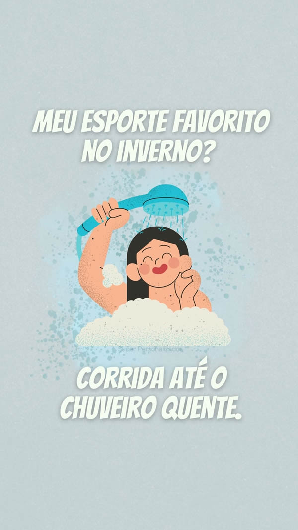 Mensagem de Friozinho