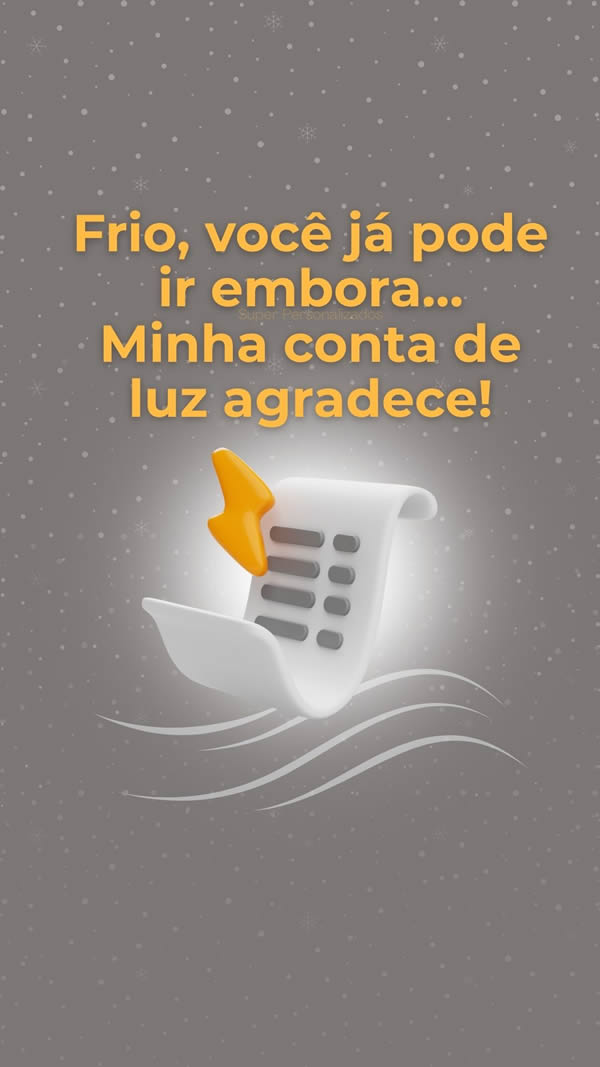 Mensagem para Friozinho