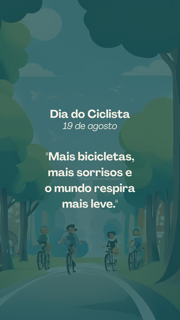 Mensagens para Dia do Ciclismo para imprimir