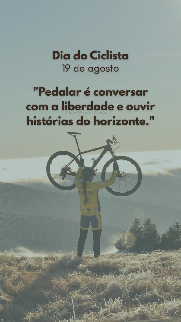 Mensagem - Dia do Ciclismo