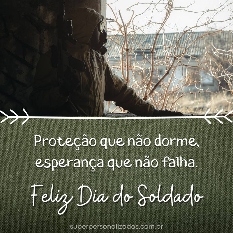 Mensagem para Dia do Soldado