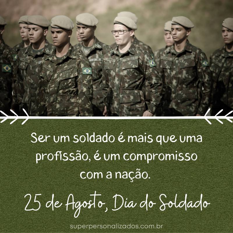 Mensagem de Dia do Soldado