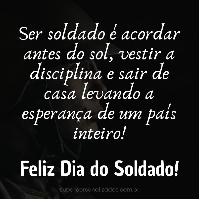 Cartão para Dia do Soldado