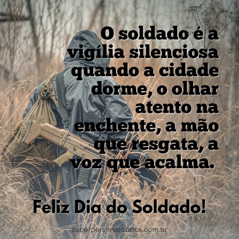 Mensagem para Dia do Soldado