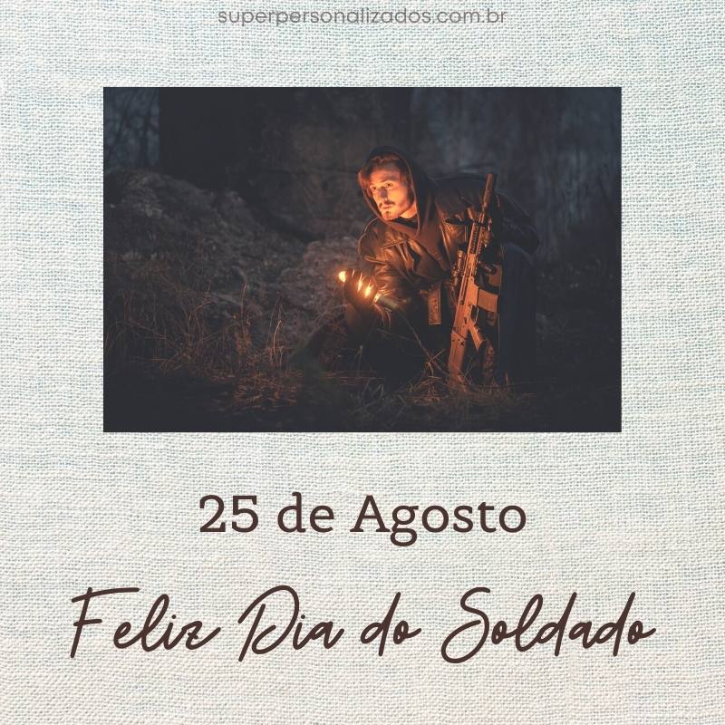Cartão para Dia do Soldado