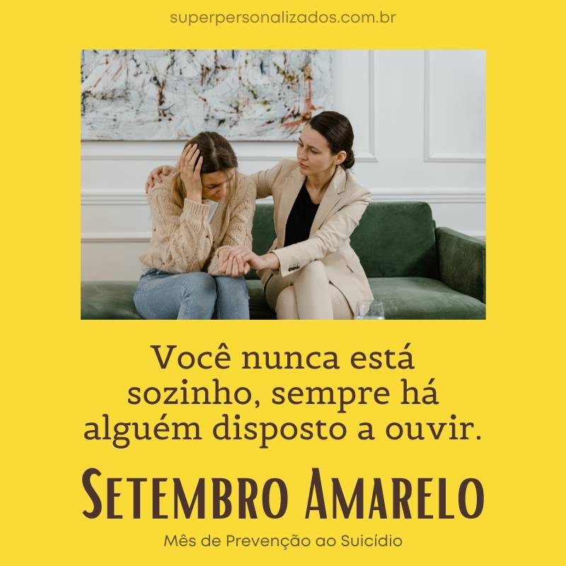 Mensagem de Setembro Amarelo