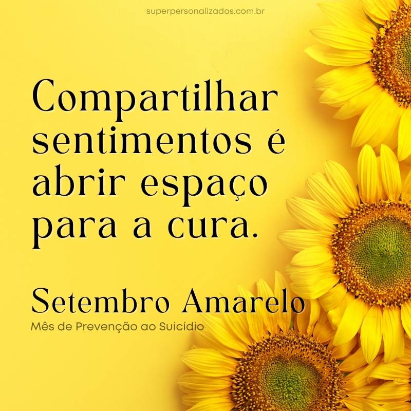 Mensagem de Setembro Amarelo