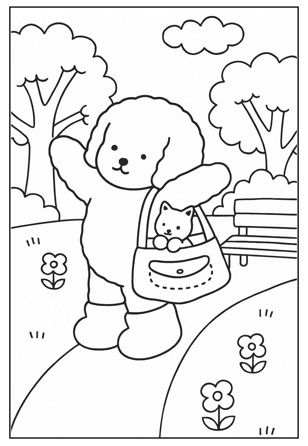 Desenho de Bobbie Goods para pintar