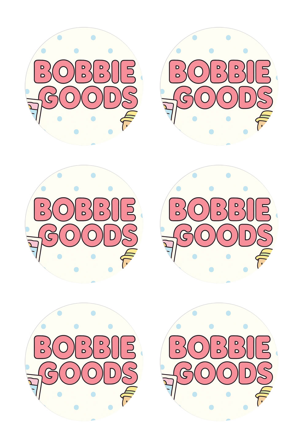 Topo de Bolo - Bobbie Goods