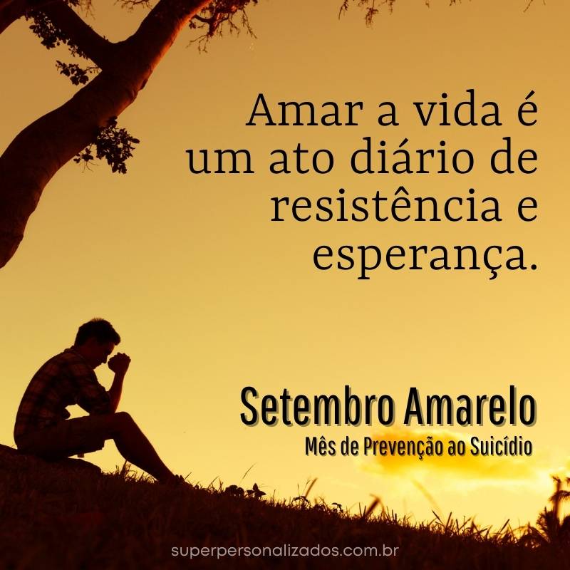 Mensagens de Setembro Amarelo