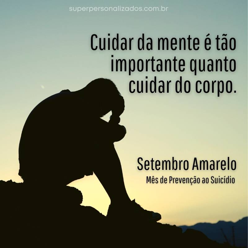 Setembro Amarelo - Frase