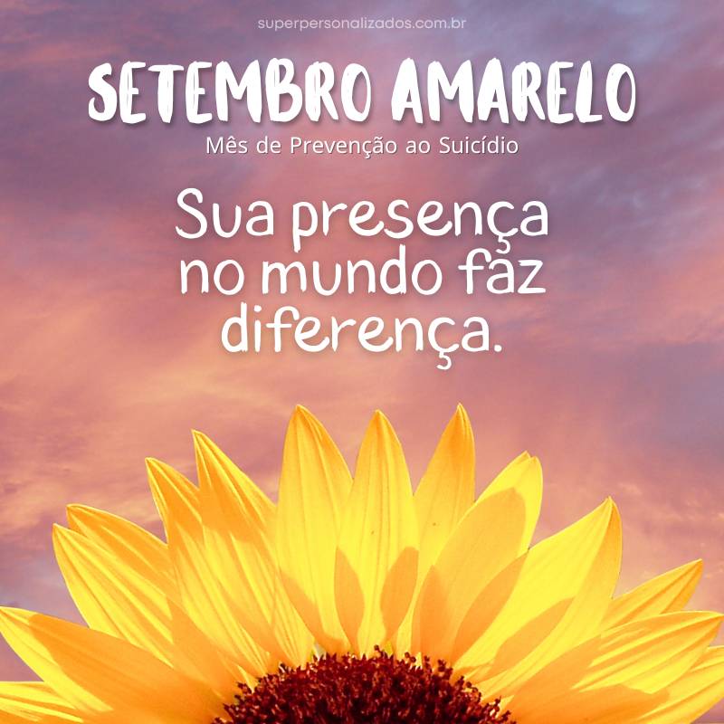 Setembro Amarelo - Cartão