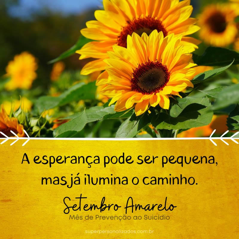 Mensagem Setembro Amarelo
