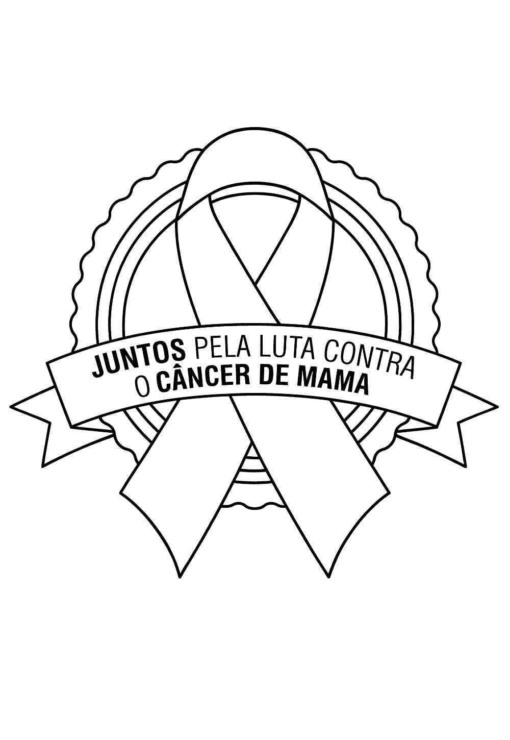 Desenho do Outubro Rosa