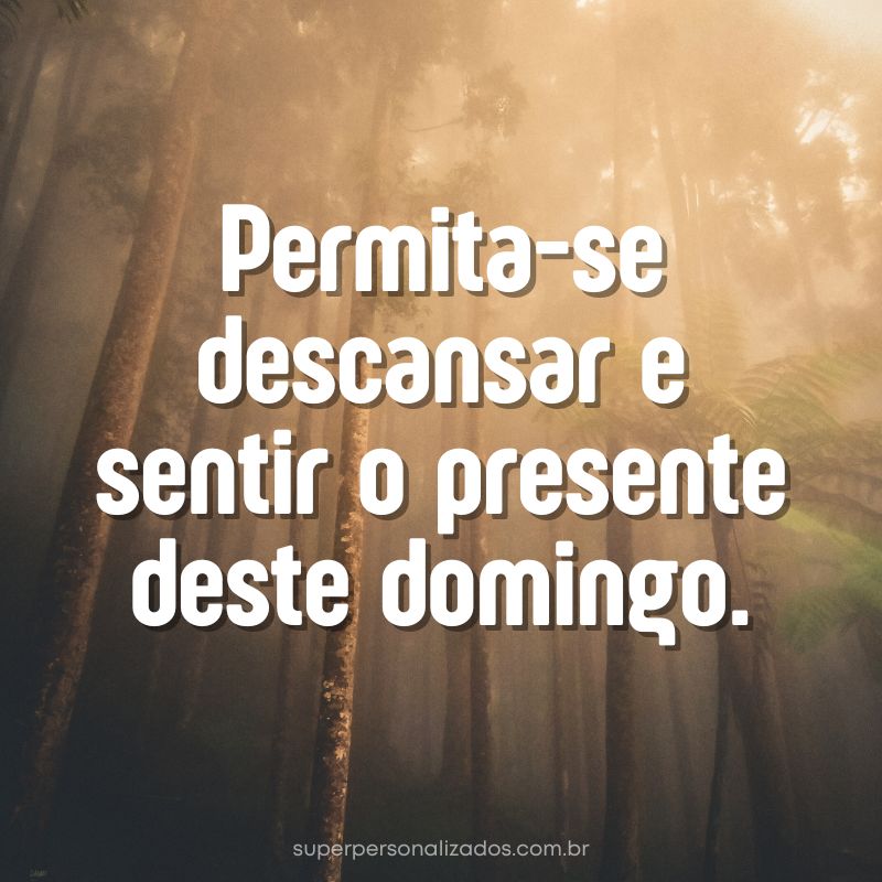 Feliz Domingo - Mensagem para Whatsapp