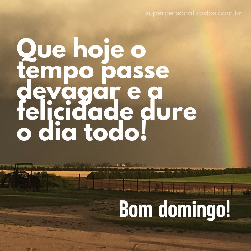 Mensagem de Feliz Domingo para Whatsapp