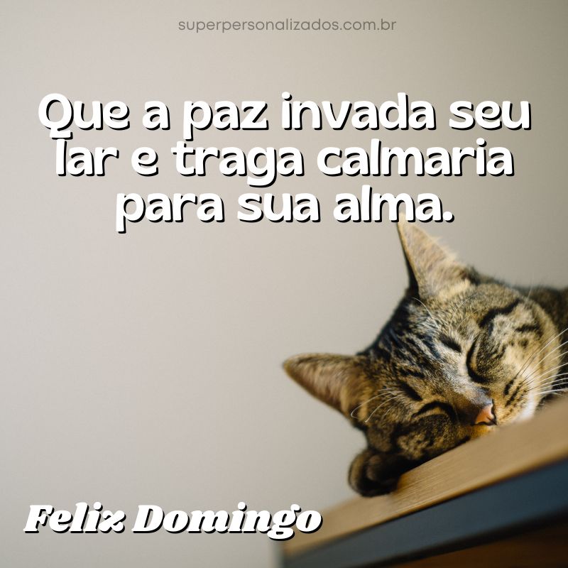 Mensagens de Feliz Domingo