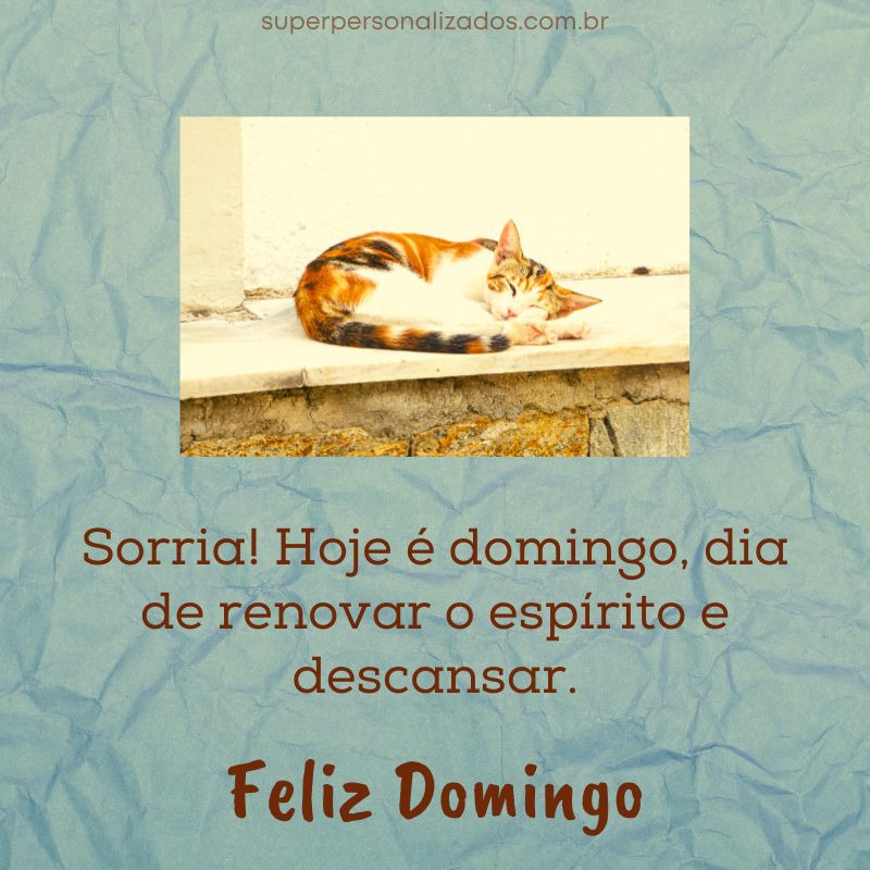 Mensagem de Feliz Domingo