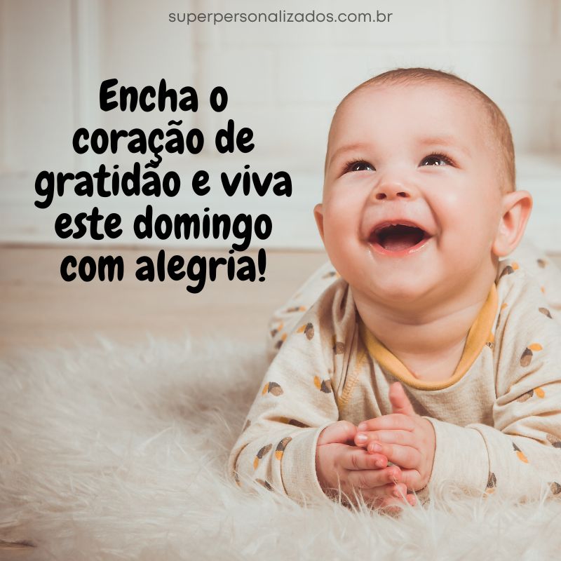 Mensagem de Feliz Domingo