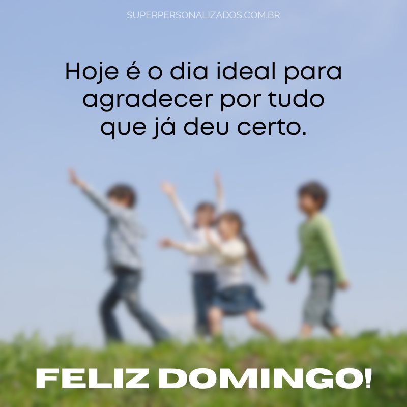 Mensagens de Feliz Domingo