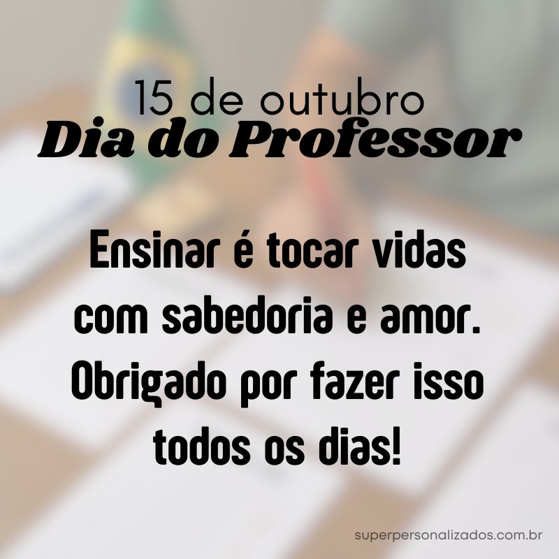 Mensagens para Dia de Professor