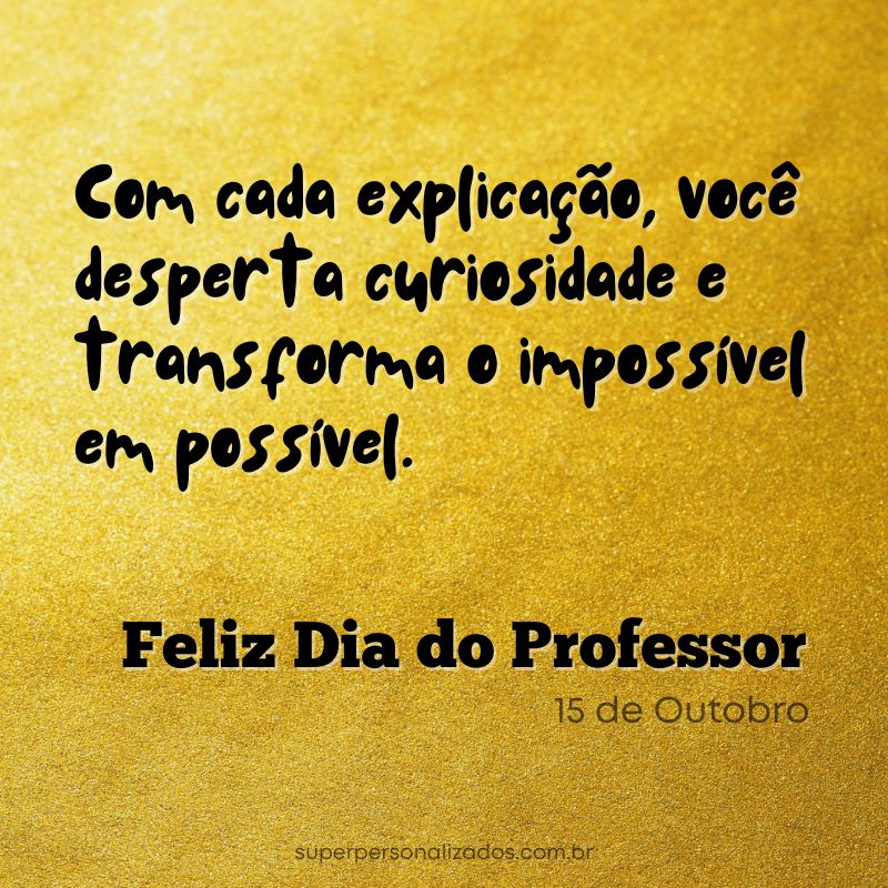 Mensagens de Dia dos Professores