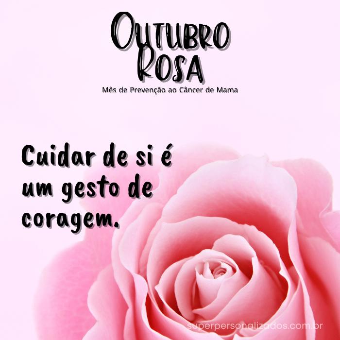 Cartão para Outubro Rosa