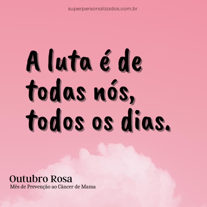 Mensagem Outubro Rosa