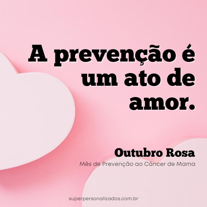 Mensagens de Outubro Rosa