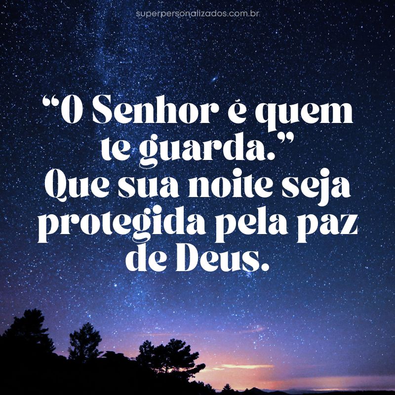 Mensagem Bíblica de Boa Noite