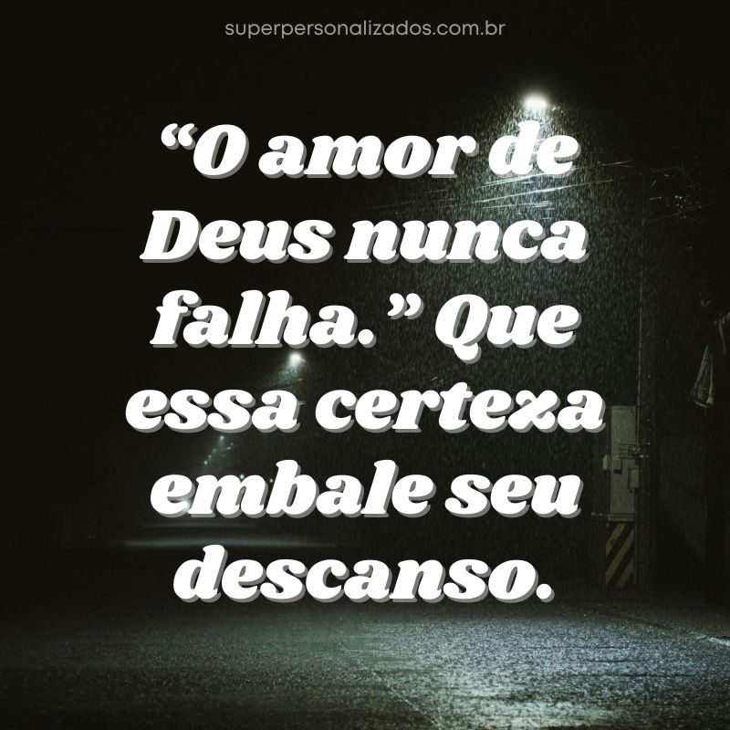 Mensagem Bíblica de Boa Noite