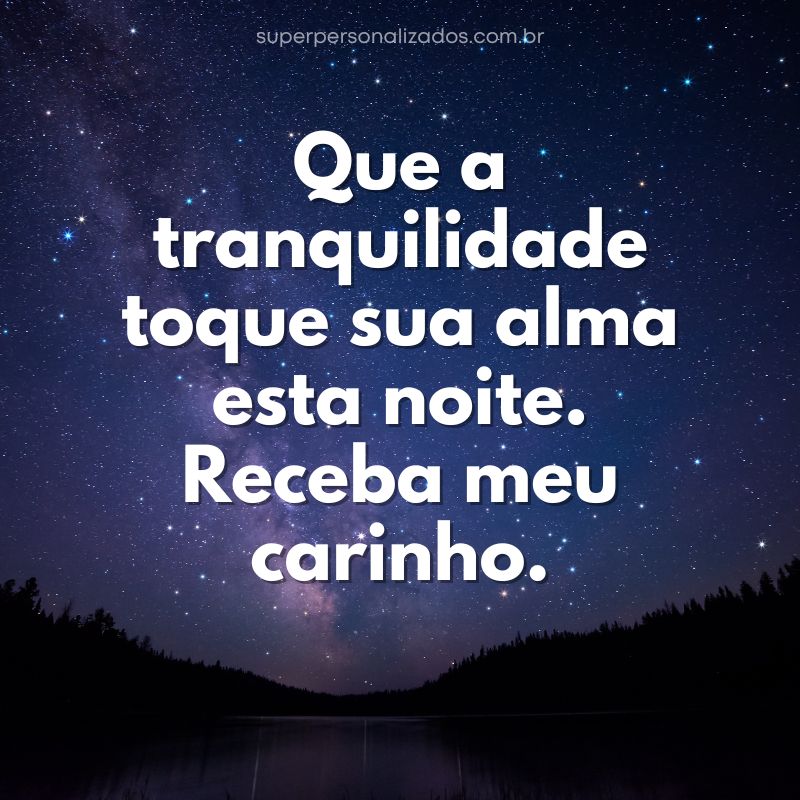 Mensagem de Boa Noite com Carinho