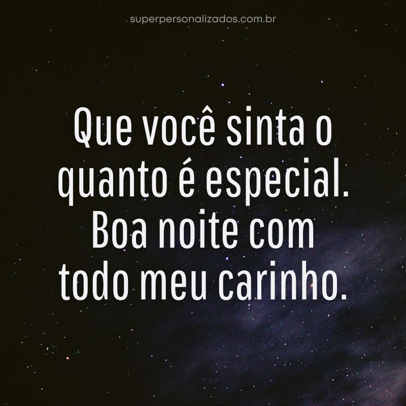 Mensagens de Boa Noite com Carinho