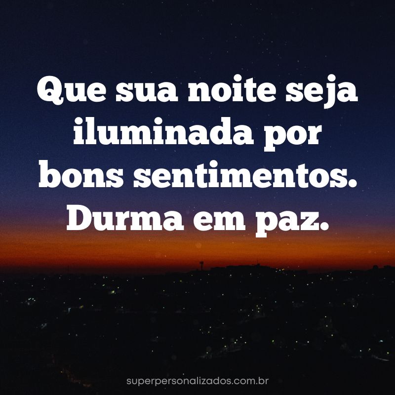 Mensagem de Boa Noite