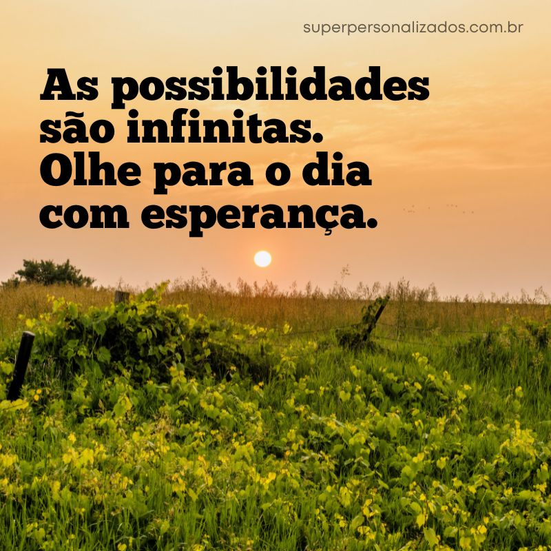 Mensagem de Bom Dia Motivacional