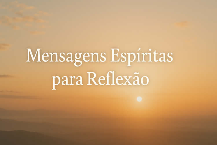 Mensagens Espíritas de Relfexão