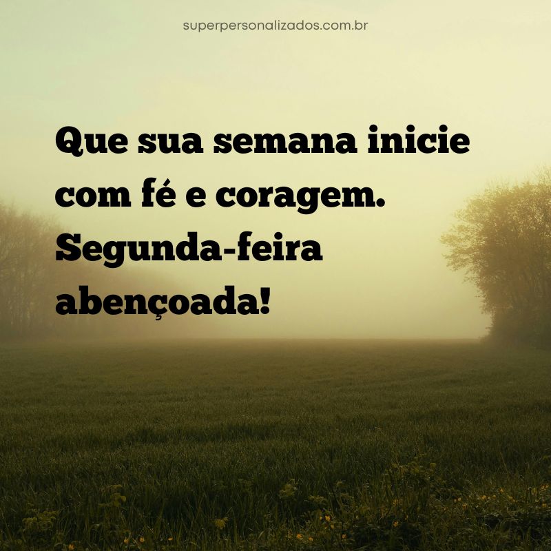 Mensagem de Segunda-feira
