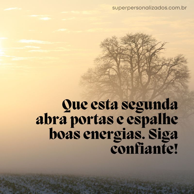 Mensagem de Segunda-feira