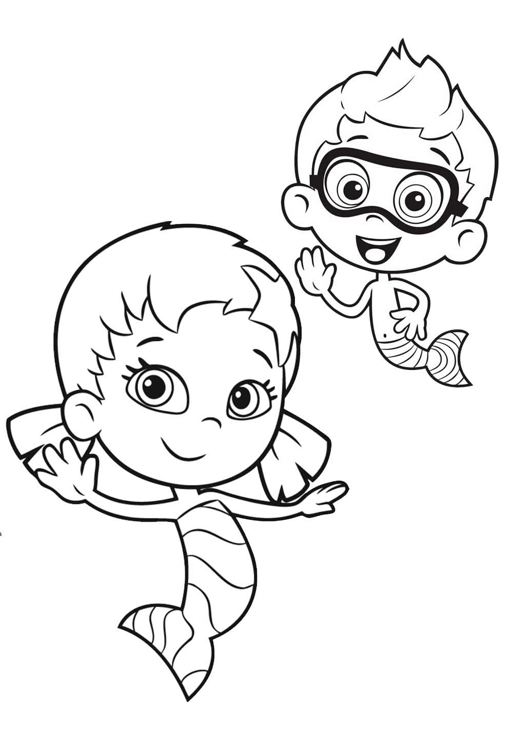 Desenho de Bubble Guppies