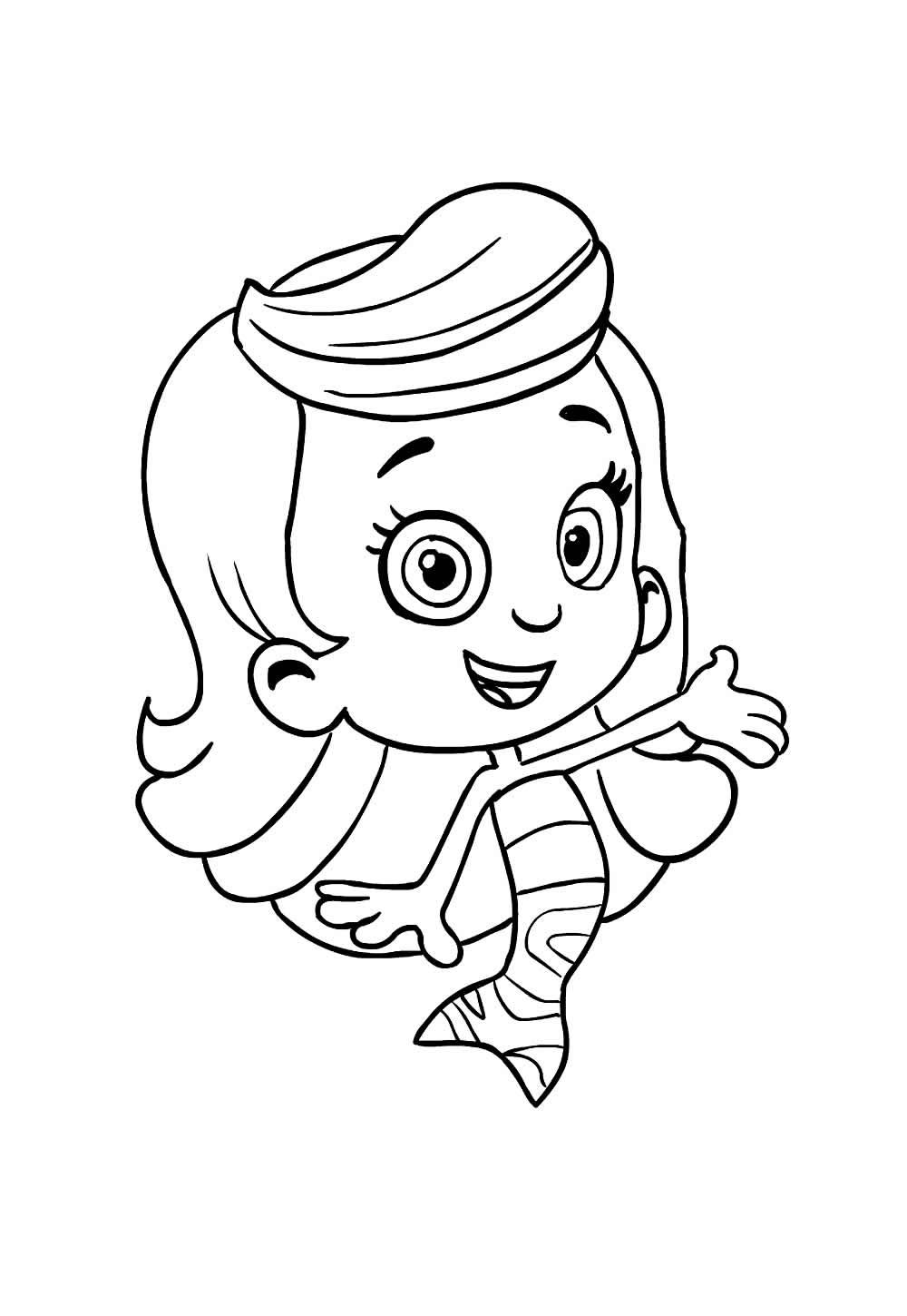 Desenho de Bubble Guppies para colorir
